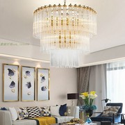 后现代北欧创意简约个性，水晶玻璃吊灯客厅卧室大厅，轻奢设计师灯具