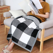 冬天厚毯子毛毯盖被盖腿小厚款单人绒毯办公室宿舍民族风披肩沙发