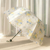鸟笼伞拱形雨伞公主蘑菇伞太阳伞防晒防紫外线双层蕾丝黑胶遮阳伞