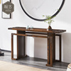 新中式老榆木条案仿古实木供桌现代简约案台禅意案台玄关台装饰柜