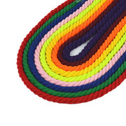 8毫米彩色棉绳幼儿园环创手工，diy装饰绳创意挂毯红色棉线绳子10m