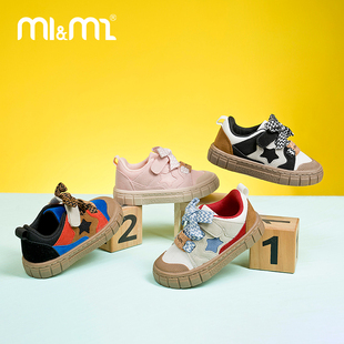 m1m2西班牙童鞋儿童板鞋麦穗魔术贴男童运动鞋轻便透气宝宝休闲鞋