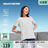 skechers斯凯奇2024春新男女款圆领，短袖t恤凉感吸湿速干防晒舒适