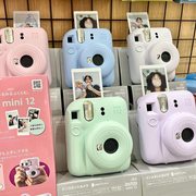 日本fujifilm富士相机instaxmini12可爱迷你相机拍立得11升级款