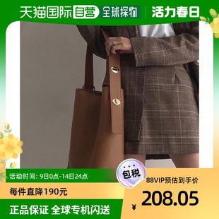 日本直邮miniministore女士单肩包托特包挎包棕色女包手拿包