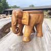 泰国大象小矮凳子木雕凳子实木换鞋凳茶几凳动物树墩穿鞋凳摆件