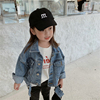 春秋季韩版女童小女孩短款牛仔，外套2024洋气儿童长袖上衣夹克