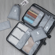 旅行收纳袋行李箱收纳包衣物(包衣物)整理袋衣服内衣分装包鞋子(包鞋子)便携打包袋