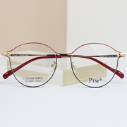 帕莎女士傅首尔时尚金属框架眼镜配近视度数PJ75005/PJ75007
