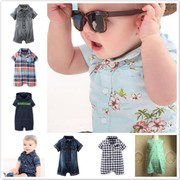 美国采购Carter's卡特男宝宝男婴儿连体衣夏季短款连体衣