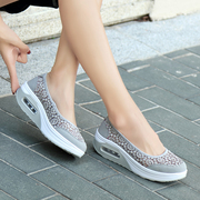 2024夏季老北京布鞋女镂空妈妈单鞋厚底42大码坡跟女鞋气垫运动鞋