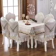 餐桌布椅套家用椅子套欧式椅罩凳子垫靠背罩中式餐椅套防滑垫