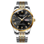 品牌防水白色手表，男双钢带夜光士全自动机械表，瑞士手表日历
