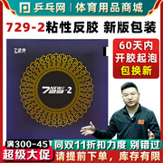 友谊729-2乒乓球胶皮729粘性弧圈快攻预制内能，乒乓球反胶套胶