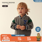TeenieWeenie Kids小熊童装23年款秋冬男宝宝马甲棉服外套两件套