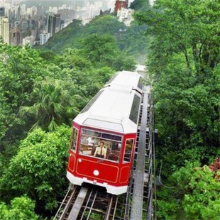 太平山山顶缆车-双程缆车，+摩天台香港太平山山顶缆车凌霄阁摩天台