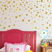 北欧星星创意家居装饰贴纸，ins卧室客厅，儿童房宿舍电视墙贴