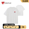 cdgplay同款短袖t恤女2024夏季打底衫，时尚休闲上衣男