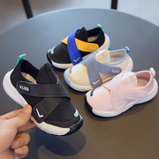 儿童运动鞋2024春秋男童，网布透气鞋子，韩版女童软底防滑跑步鞋