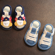 宝宝布凉鞋(布凉鞋)软底男童，千层底老北京婴儿手工，布鞋儿童夏1-3岁2小童女