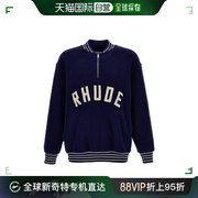香港直邮Rhude 男士 1/4拉链运动卫衣 RHPS24JA12150137