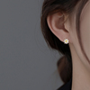 925纯银小雏菊耳钉女2024年时尚设计耳环高级感耳坠耳饰