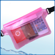 游泳防水包大号(包大号)防水腰包，手机相机防水袋，户外运动便携储物透明袋