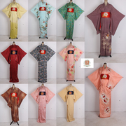 vintage古着日本制传统节日演出表演旅游拍照服装长款和服外套258