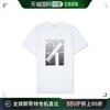香港直邮Calvin Klein凯文克莱SS22男士短袖T恤白色休闲时尚百搭