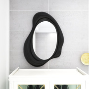 欧式卫生间led浴室镜梳妆台壁挂异形化妆镜简约墙面不规则装饰镜