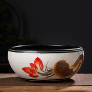 景德镇陶瓷鱼缸睡莲缸碗莲花盆，餐厅桌面容器水仙特大龟，缸落地瓷缸