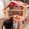 儿童益智diy小屋女孩大型别墅娃娃屋木质过家家公主别墅玩具房子