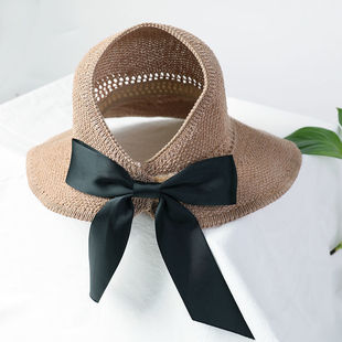 太阳帽女空顶帽卷卷遮阳帽大帽檐，防晒帽子夏季凉帽时尚百搭可折叠