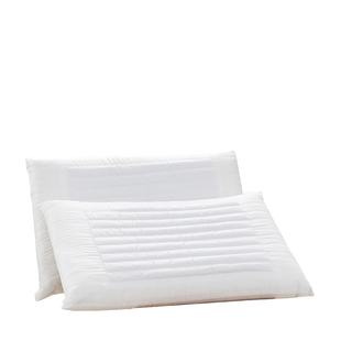 透气麦饭石冷暖枕 颈椎保健枕护颈枕硬枕头枕芯一对