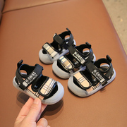 夏季宝宝凉鞋婴幼儿学步鞋男童包头软底防滑小童女宝一岁婴儿鞋子