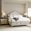 轻奢美式实木床双人床1.8米主卧白色储物床法式单人床1.5