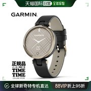 日本直邮garminlily经典皮革奶油，金010-02384-e1智能手表可