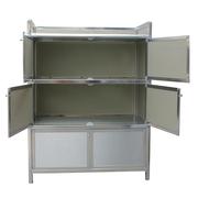 加厚304不锈钢灶台铝合金柜子橱房柜子储物柜餐边柜碗橱碗柜茶水