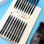 彩色勾线笔针管笔小学生水性，描边笔画画笔，儿童美术用品绘画笔套装