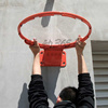 户外标准盒式篮筐篮球框弹簧，实心篮筐壁挂式配篮球架篮板送网螺丝