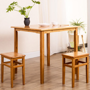 楠竹小凳子实木板凳餐桌，凳创意餐凳时尚矮凳，小方凳木凳非塑料家用