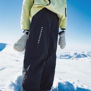 加厚防寒保暖单板，滑雪裤女滑雪服防水宽松男士，工装户外运动束脚款