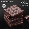 amovo魔吻88%可可，超苦考维曲纯黑巧克力休闲零食，新年礼物年货