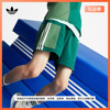 拼接不对称运动短裤，男装adidas阿迪达斯三叶草iu4800