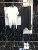 不规则设计款白色欧货短袖T恤优雅鱼尾黑色半身裙女夏装 两件套潮