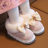 冬季儿童棉鞋女童保暖防水防滑加绒加厚雪地，靴男童棉拖鞋宝宝