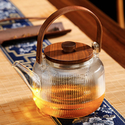 电陶炉专用玻璃壶铁壶平底壶高硼玻璃茶壶耐高温煮茶壶泡茶烧水壶