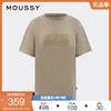 MOUSSY 2024夏季clean fit刺绣LOGO简约短袖T恤029HSA90-0151