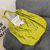 大容量折叠购物袋便携防水收纳袋春卷尼龙女手提袋旅行环保束口袋