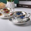 唐山工厂拍金骨质瓷咖啡杯碟，骨瓷杯套装陶瓷杯创意印制纪念品